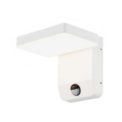 V Tac W Led Wall Light Sensor White Body Square K Ip Sku