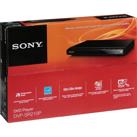 Sony 1080p Upscaling HDMI DVD Player DVP SR510H New Open Box Atelier