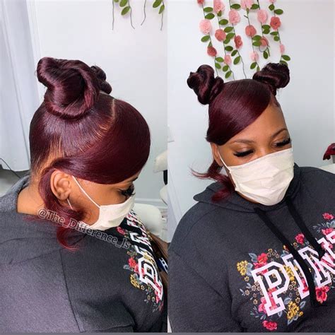 Franshon On Instagram Book This LOOK 2 Top Knot Ninja Bun Add