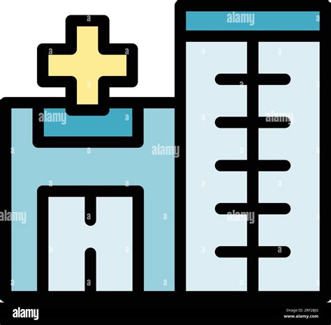 Medical Hospital Icon Outline Vector Xray Equipment Chest Health