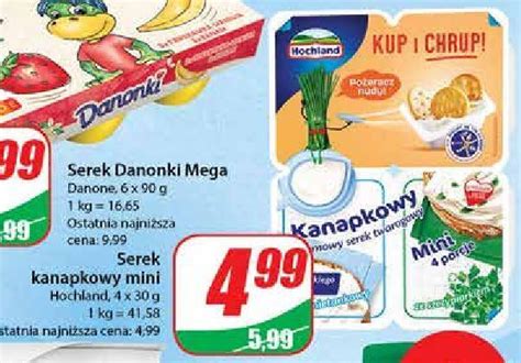 Promocja Serek śmietankowy serek ze szczypiorkiem hochland kanapkowy