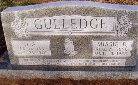 James Albert Gulledge 1881 1976 Find A Grave Memorial