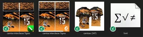 Arte Vetor Camisa Interclasse Tigres Modelo