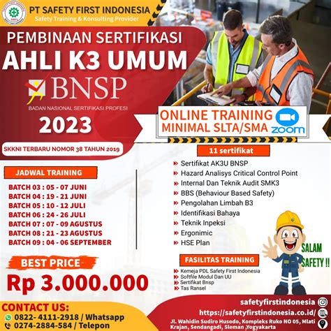 Informasi Pelatihan K Umum