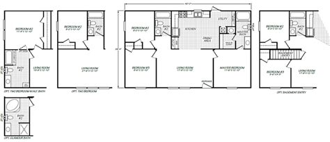 Double Wide Mobile Home Floor Plans - Factory Select Homes | Mobile ...