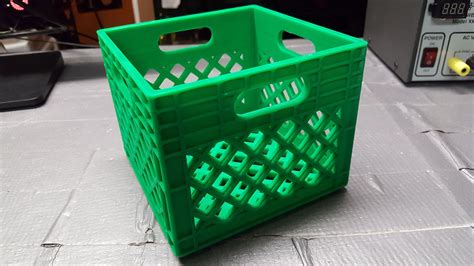 Mini Milk Crate 3d Printed Etsy Milk Crates 3d Printing Crates