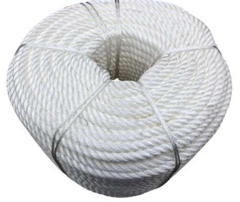 3 Strand Nylon Rope 8mm 10mm 12mm 14mm 16mm 18mm 24mm White Mooring