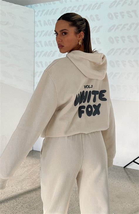 Offstage Hoodie Pebble White Fox Boutique