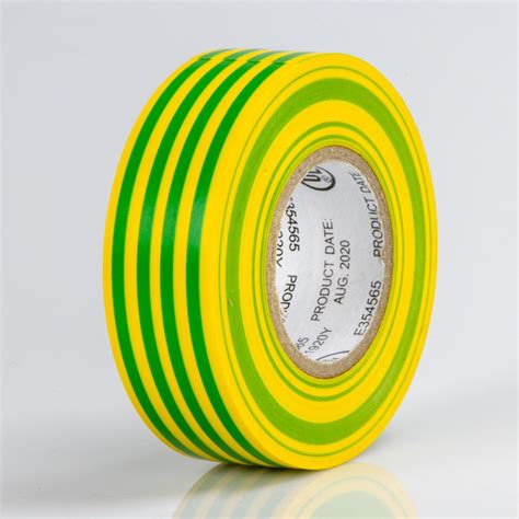 INSUL TAPE Mm 0 130 15x10 Mt YEL GRE Master