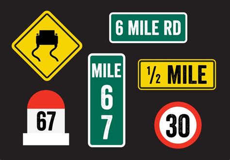 Road Sign Vectors 100642 Vector Art at Vecteezy