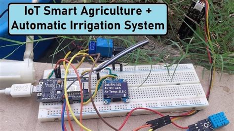 Iot Smart Agriculture And Automatic Irrigation System With Esp8266