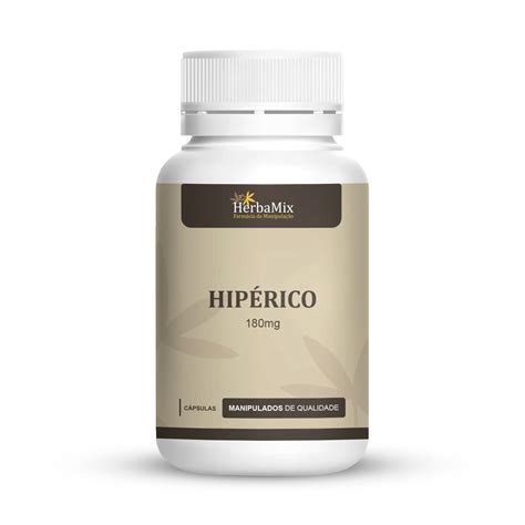 Hipérico 180mg Herbamix Farmácia de Manipulação Paulínia