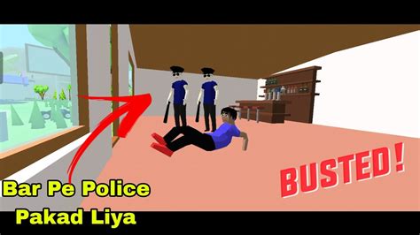 Bar Pe Police Pakad Liya Dude Theft Wars Android New Games