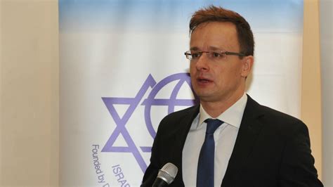 In Israel, Hungary's FM says his country opposes settlement labels ...