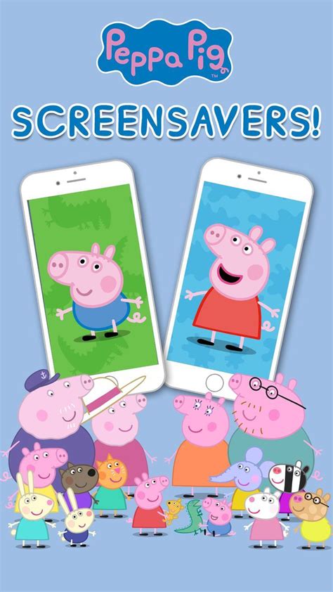 Peppa Pig Screensavers | Peppa pig, Peppa, Screen savers