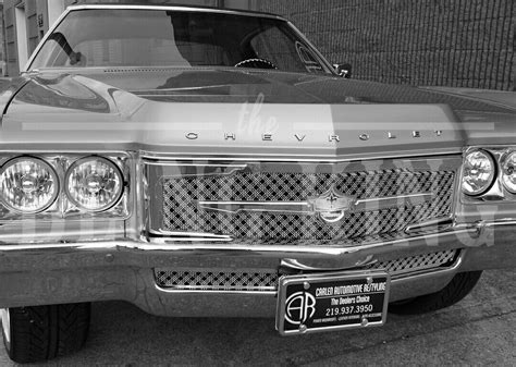 1971 Chevy Caprice Impala Chrome Grill Triple Weave Mesh Tiarra Grille