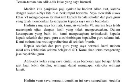 Teks Pidato Singkat Untuk Anak Tk Kumpulan Teks Pidato