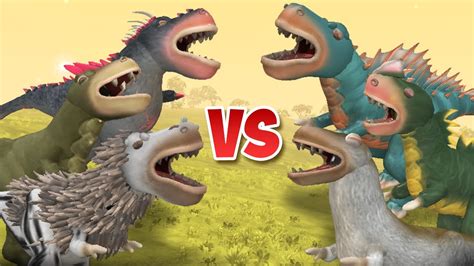 Tyrannosaur Face Off S1 SPORE YouTube