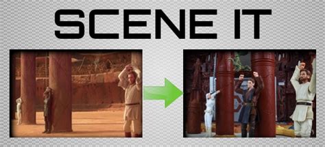 SCENE IT: Star Wars Action figure checklist for the Geonosis 3 - Execution Arena scene