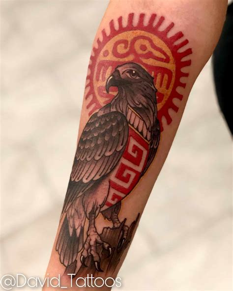 Red Tailed Hawk Tattoo Design