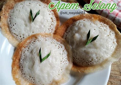 Resep Apem Selong Empuk Enak Oleh Siti Rosyidah Cookpad