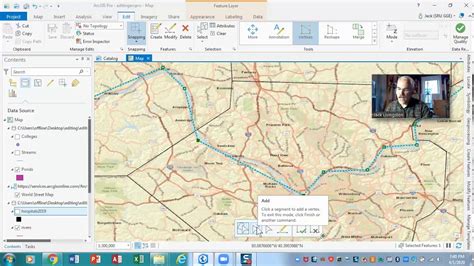 Mini Lecture Arcpro Editing Line Features Adding Deleting And Moving