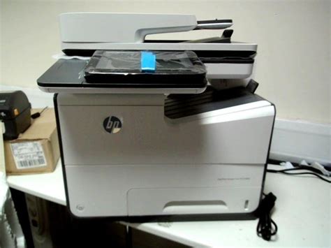 Lot 992: HP PAGEWIDE MANAGED COLOUR MFP E58650 PRINTER - Simon Charles ...