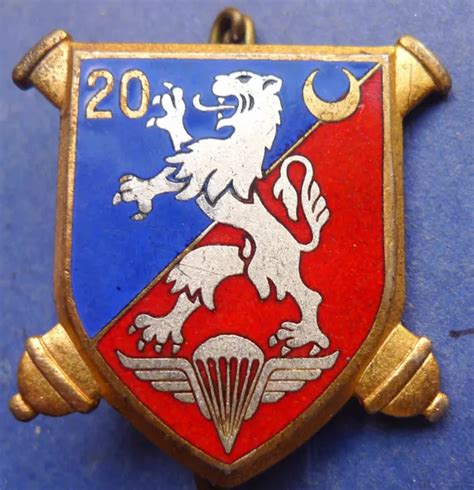 20ÈME RÉGIMENT D ARTILLERIE PARACHUTISTE Andor années 70 EUR 1 00