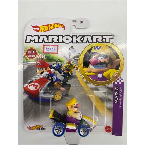 Hot Wheels Mario Kart Wario Standard Kart Shopee Brasil