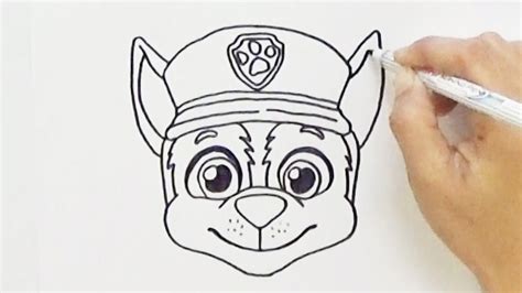 Chase Paw Patrol Drawing at PaintingValley.com | Explore collection of ...