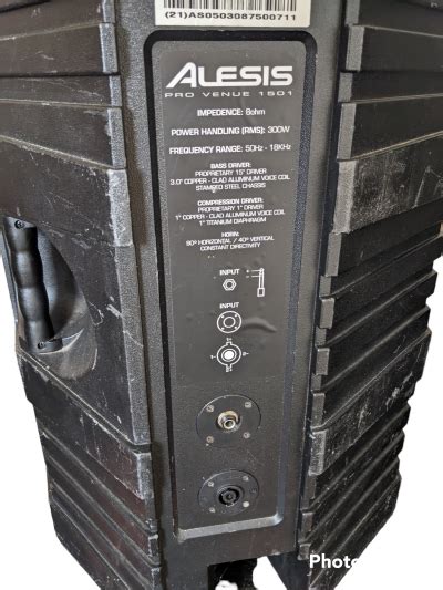 Alesis Pro Venue 1501 Pair 300 Watts Rms Antech Systems