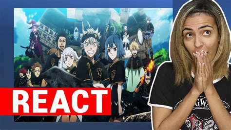 REACT DO RAP DOS TOUROS NEGROS Black Clover O ESQUADRÃO MAIS FORTE