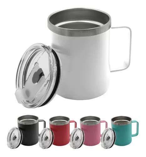 Termo 14oz De Acero Inoxidable Térmico Taza Para Café 414ml Color