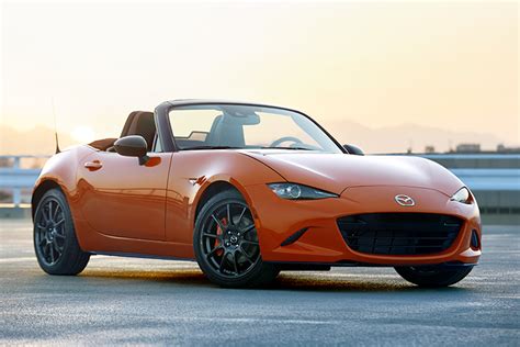 For Its 30th Birthday The Mazda Miata Gets Racing Orange Color Visorph