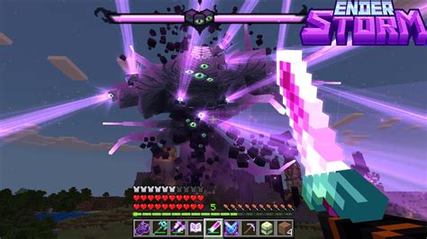 Ender Storm Map MCPE MCBE Ender Storm In Minecraft EnderFoxBoy MC