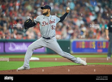 May 7 2022 Detroit Pitcher Eduardo Rodriguez 57 Throws A Pitch