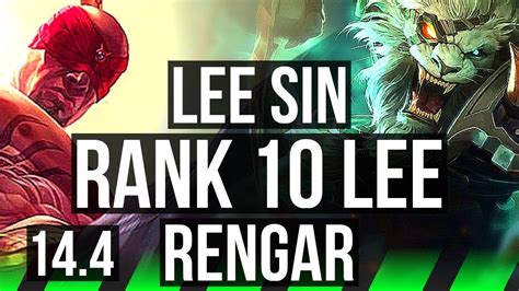 Lee Sin Vs Rengar Jng Legendary Rank Lee Games