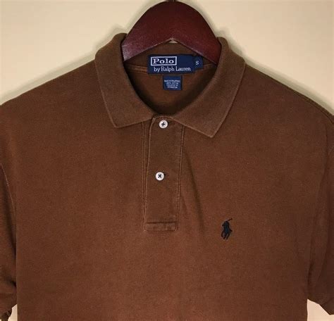 Ralph Lauren Choco Brown Polo Shirt Men S Fashion Tops Sets