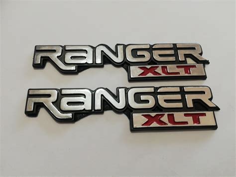 Emblemas Ford Ranger Xlt Cromados Envío gratis