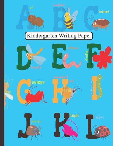 Kindergarten Writing Paper: 120 Dotted Line Practice Pages for Writing ...