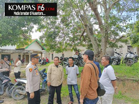 Polres Muara Enim Giat Pengamanan Kampanye Pemilu 2024 Di Gelumbang