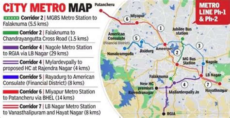 Expansion Of Hyderabad Metro Phase Ii With New Routes To Airport