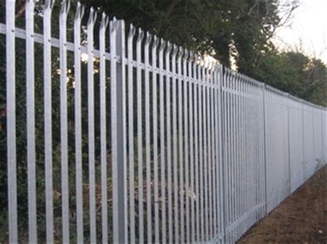 Steel Palisade Fencing Northampton Security Fencing Ltd All