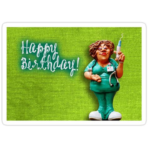 "Happy Birthday - Nurse" Stickers by garigots | Redbubble