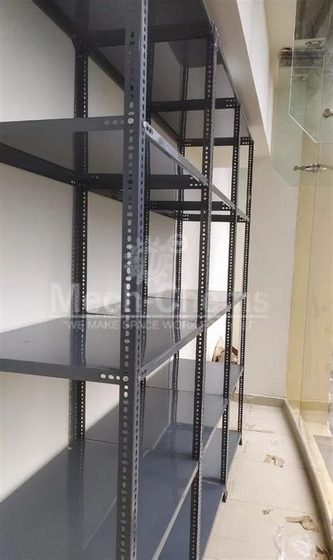 7 8 Feet Ms Slotted Angle Storage Rack Load Per Layer 400 Kg At Rs