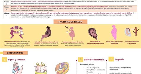 Infografía Desprendimiento prematuro de placenta normoinserta DPPNI