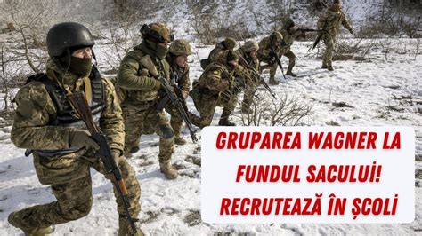 Ziua 382 Gruparea Wagner la fundul sacului Recrutează în școli și