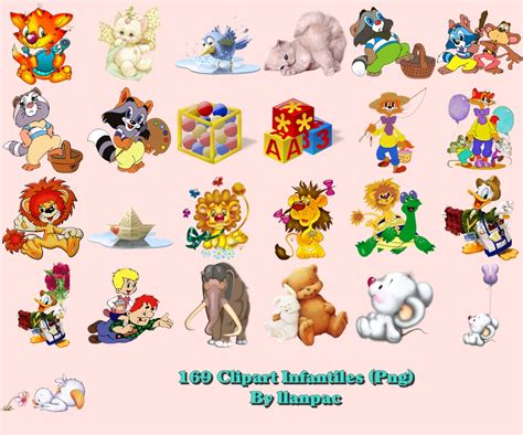 Recursos Photoshop Llanpac Coleccion De Clipart Infantiles Para