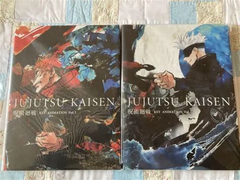 Mappa Jujutsu Kaisen Key Animation Art Book Vol Set Japan New