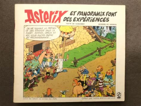 ASTÉRIX BANDE dessinée publicitaire pour ELF 1973 Essence EUR 14 90